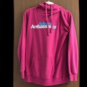 Subaru Funnel Neck Hoodie Women’s Size Small